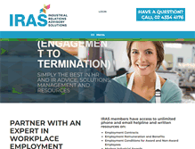 Tablet Screenshot of iras.com.au