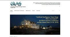 Desktop Screenshot of iras.org
